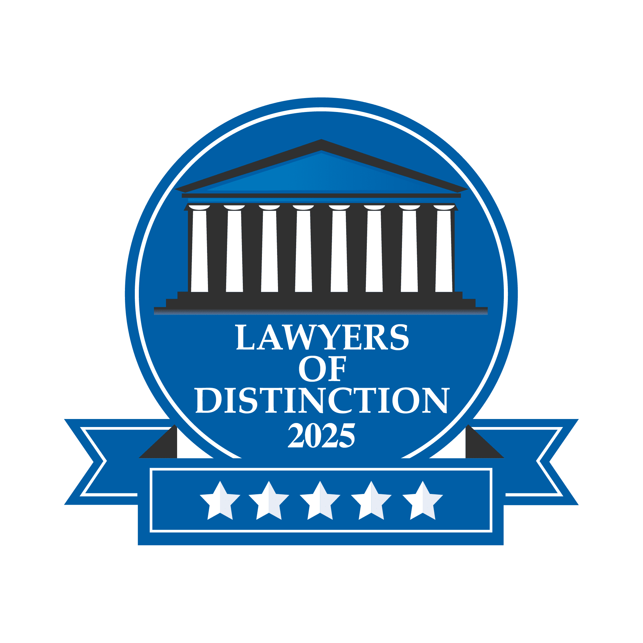 The Lawyers of Distinction Badge